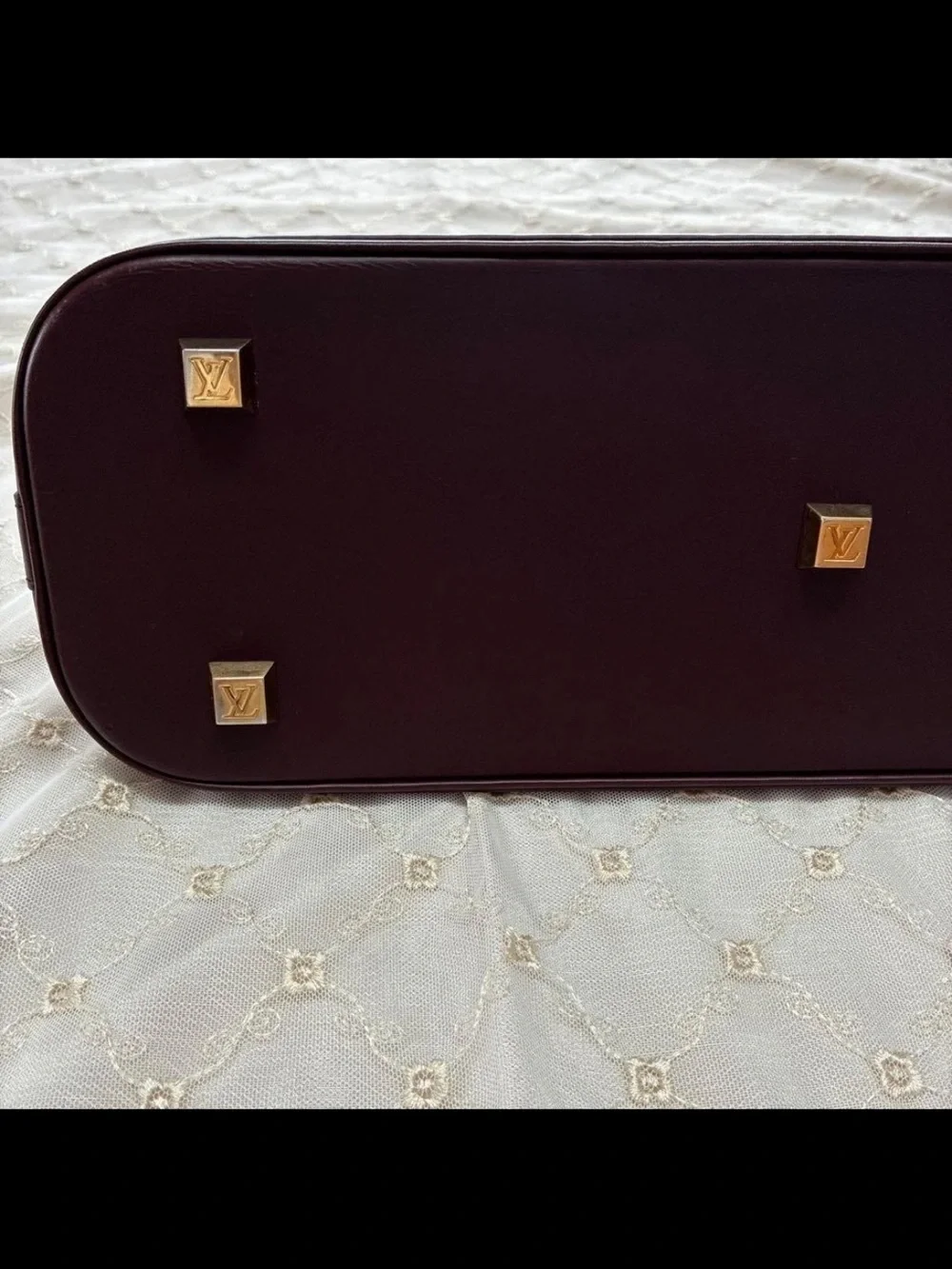 Louis Vuitton Pink and Dark Brown Monogram Satchel
